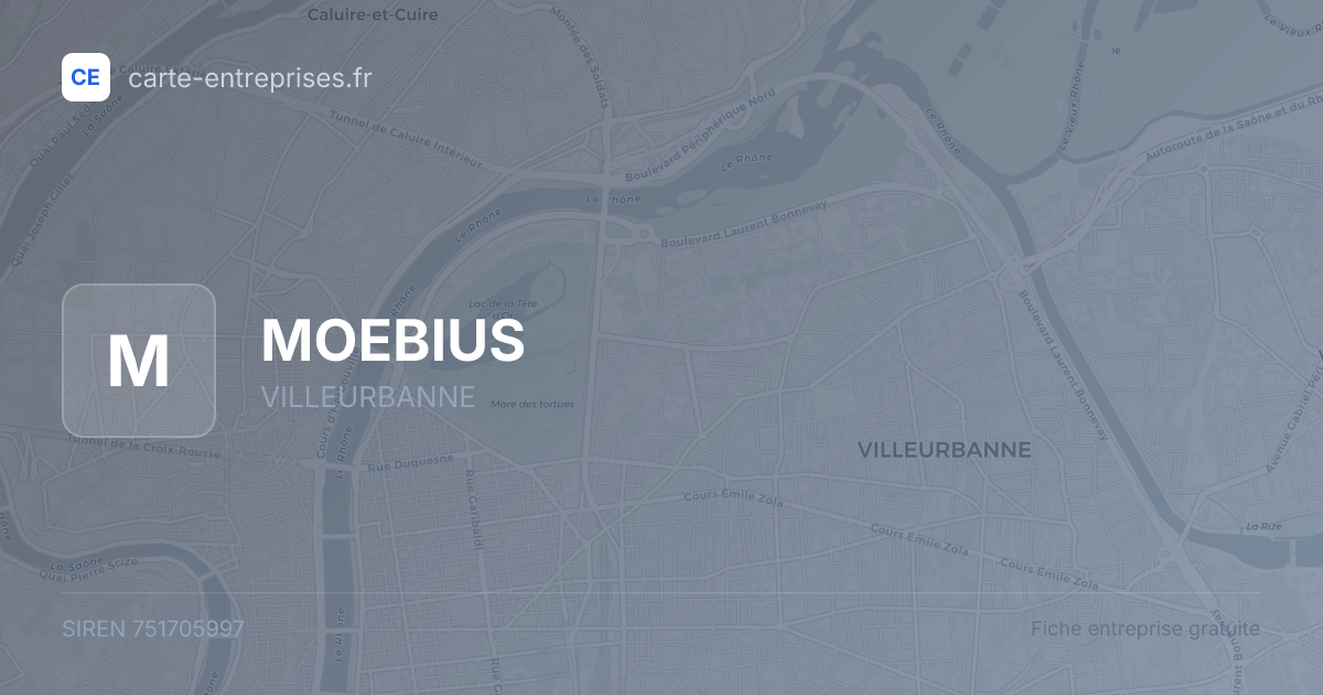 MOEBIUS — 751705997 — fiche entreprise