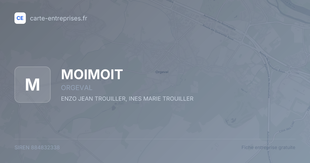 MOIMOIT — 884832338 — fiche entreprise