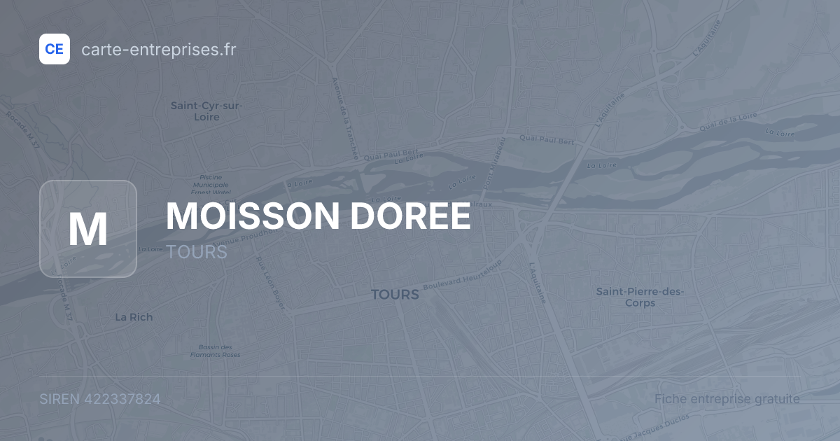 MOISSON DOREE — 422337824 — fiche entreprise