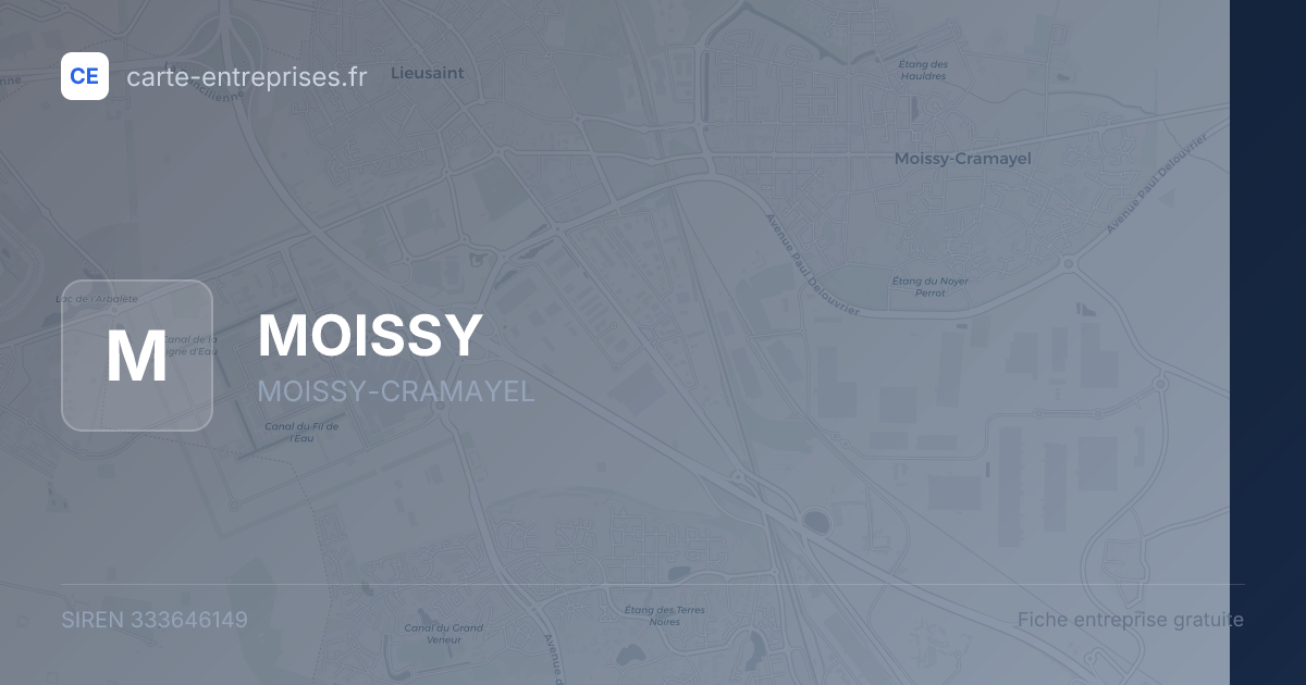 MOISSY — 333646149 — fiche entreprise