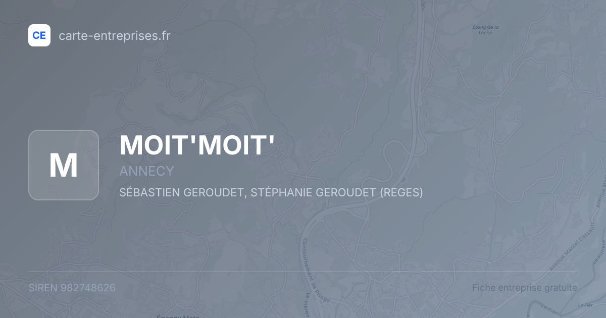 MOIT'MOIT' — 982748626 — fiche entreprise