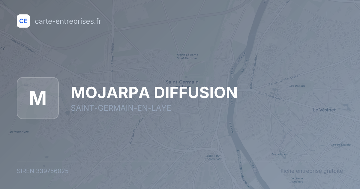 MOJARPA DIFFUSION — 339756025 — fiche entreprise
