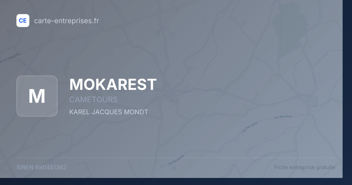 MOKAREST — 890451362 — fiche entreprise