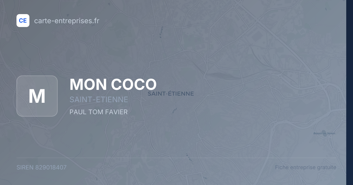 MON COCO — 829018407 — fiche entreprise
