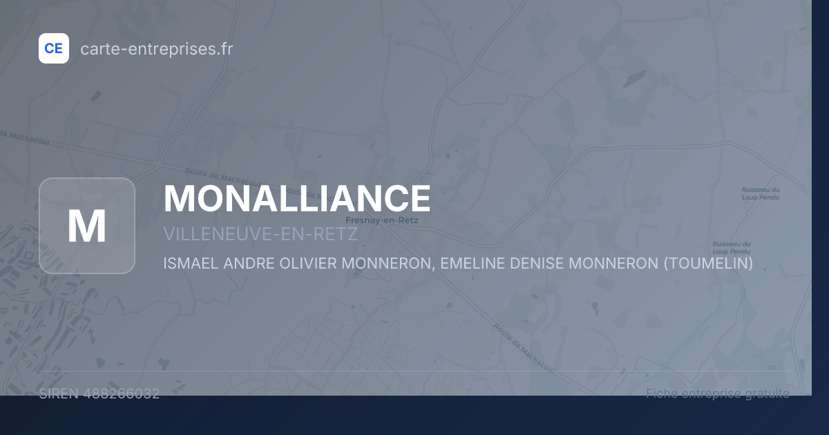 MONALLIANCE — 488266032 — fiche entreprise
