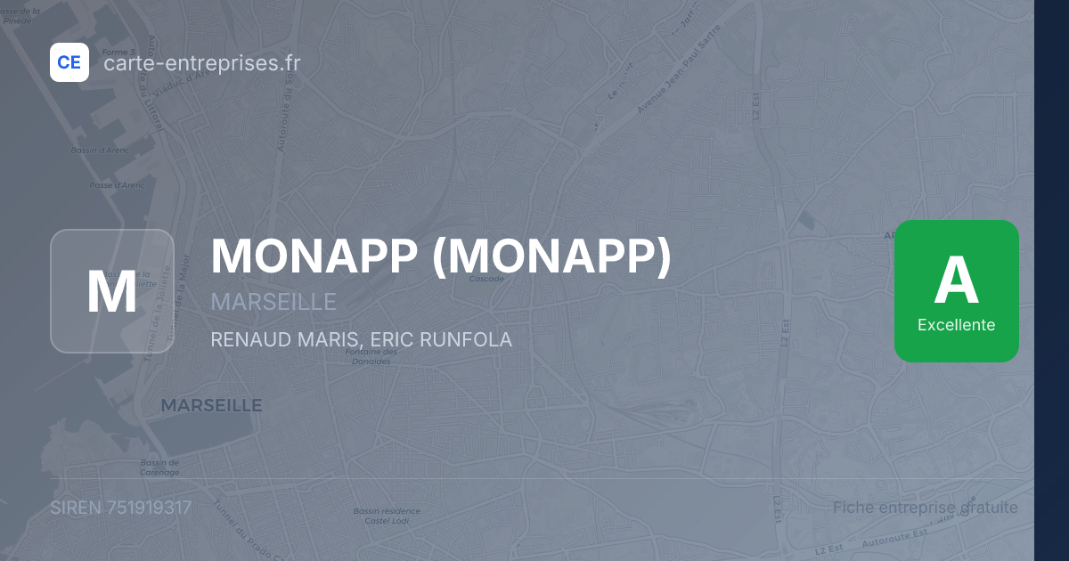 MONAPP (MONAPP) — 751919317 — fiche entreprise