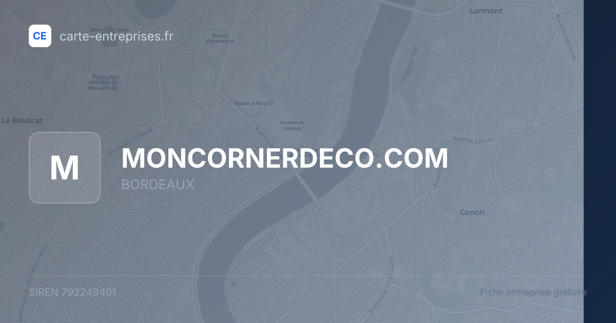 MONCORNERDECO.COM — 792249401 — fiche entreprise