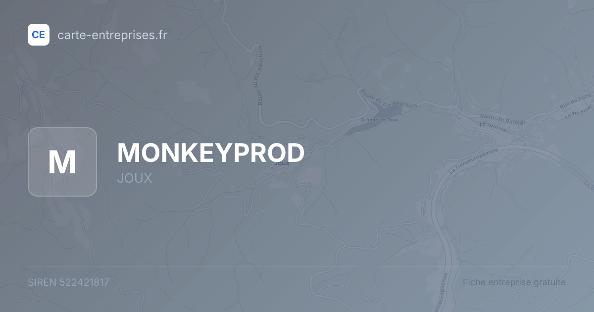 MONKEYPROD — 522421817 — fiche entreprise