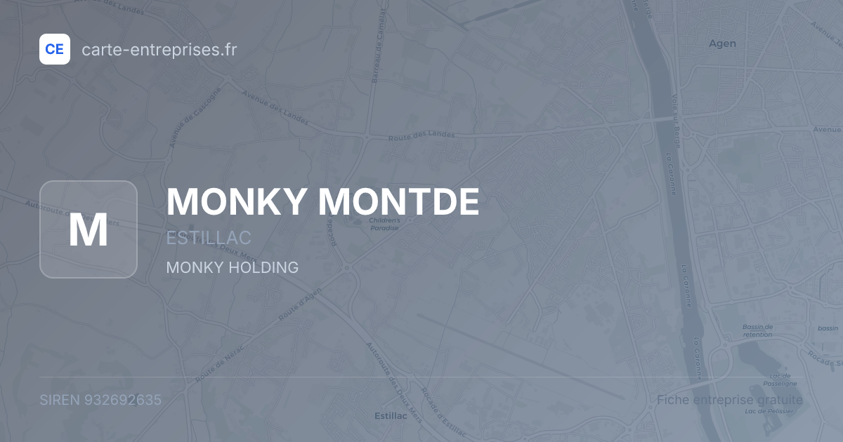 MONKY MONTDE — 932692635 — fiche entreprise