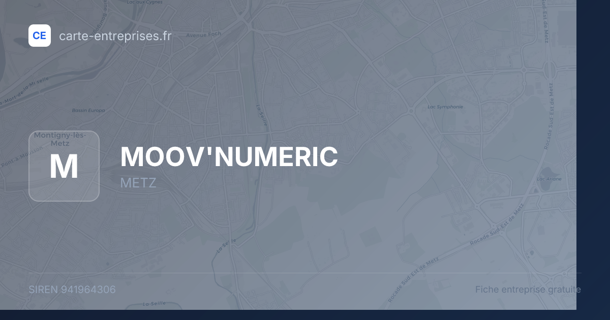 MOOV'NUMERIC — 941964306 — fiche entreprise