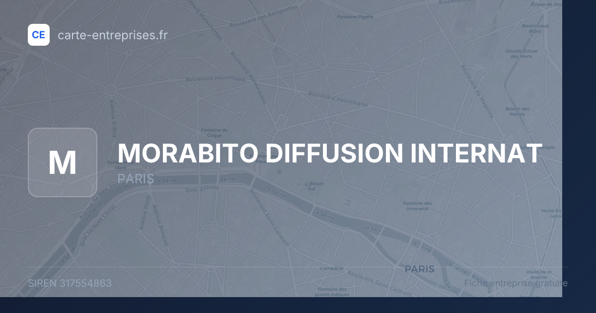 MORABITO DIFFUSION INTERNAT — 317554863 — fiche entreprise
