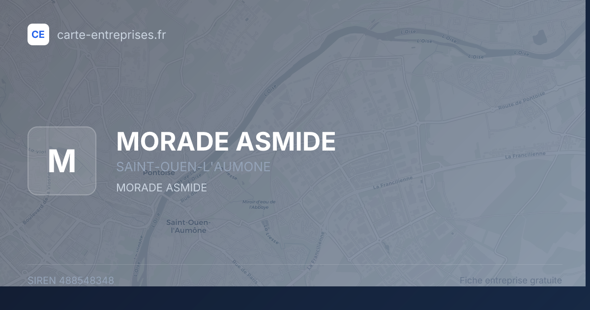 MORADE ASMIDE — 488548348 — fiche entreprise