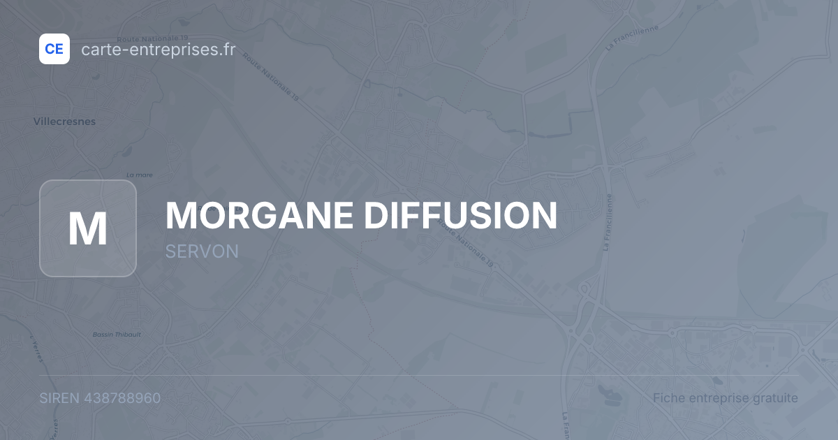 MORGANE DIFFUSION — 438788960 — fiche entreprise