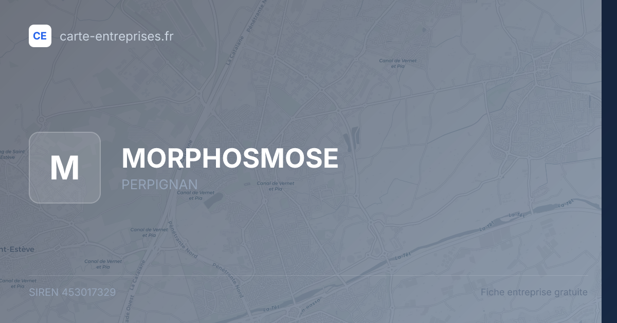 MORPHOSMOSE — 453017329 — fiche entreprise