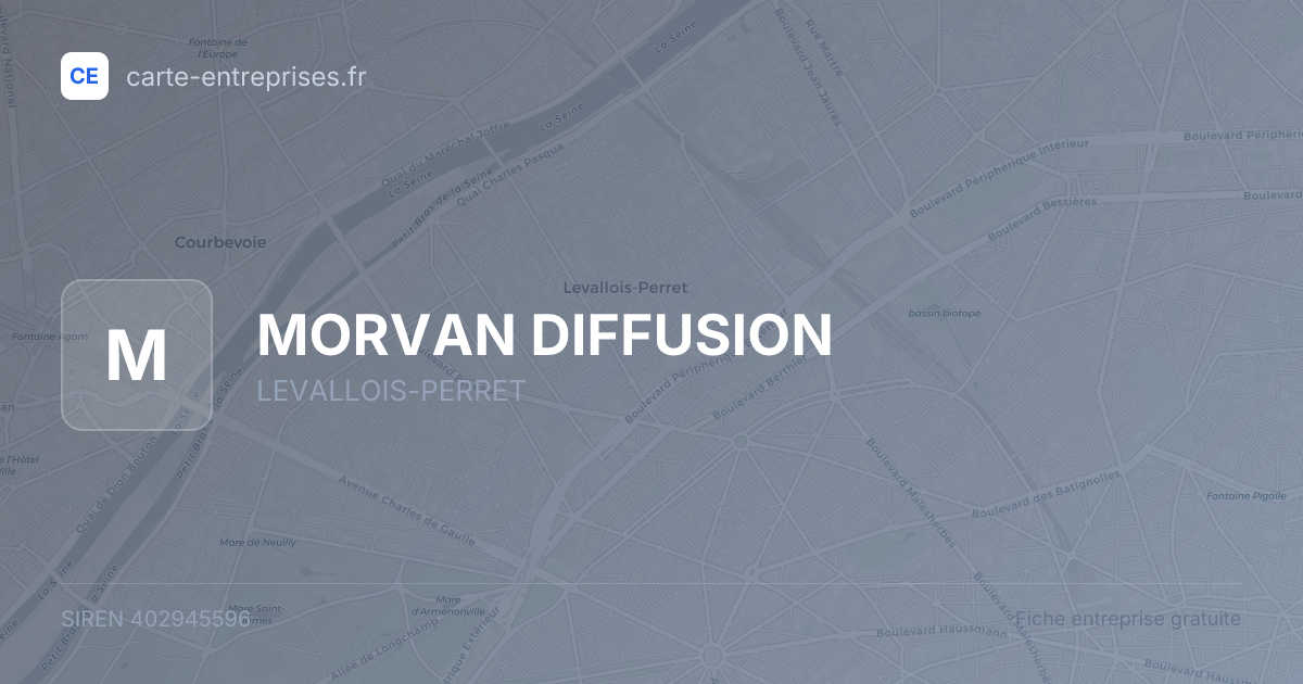 MORVAN DIFFUSION — 402945596 — fiche entreprise