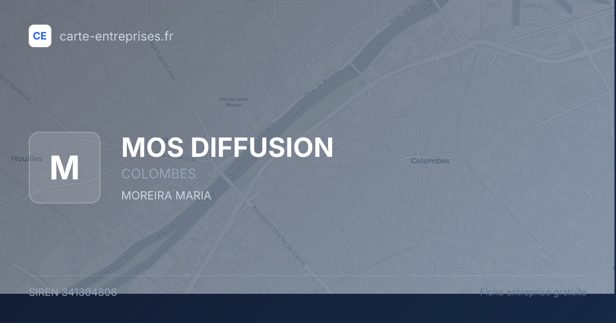MOS DIFFUSION — 341304806 — fiche entreprise
