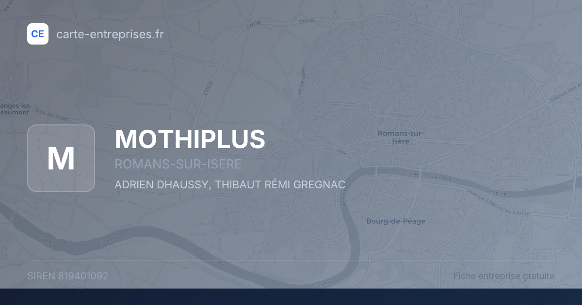 MOTHIPLUS — 819401092 — fiche entreprise