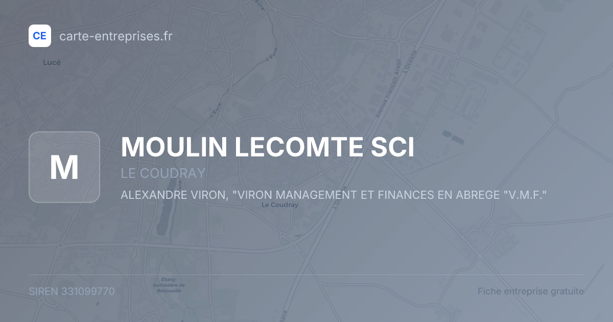 MOULIN LECOMTE SCI — 331099770 — fiche entreprise