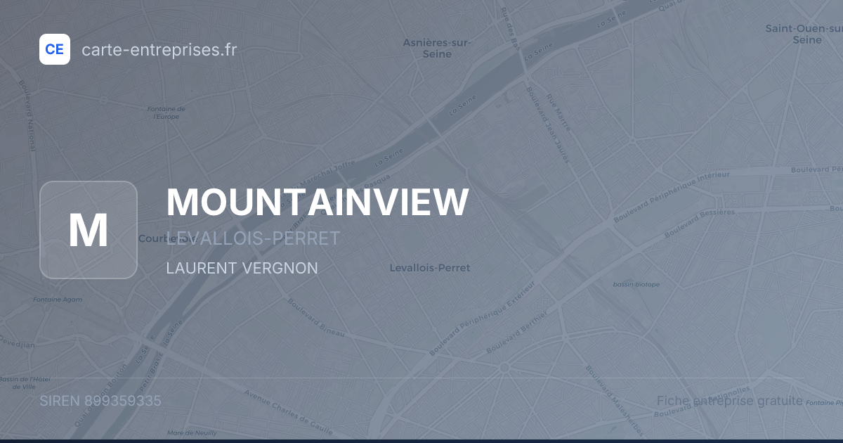 MOUNTAINVIEW — 899359335 — fiche entreprise