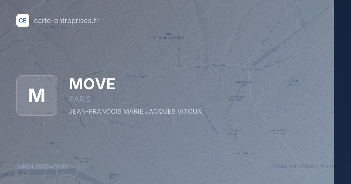 MOVE — 352049092 — fiche entreprise