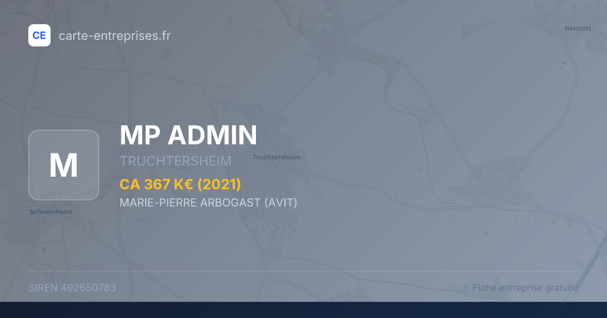MP ADMIN — 492650783 — fiche entreprise
