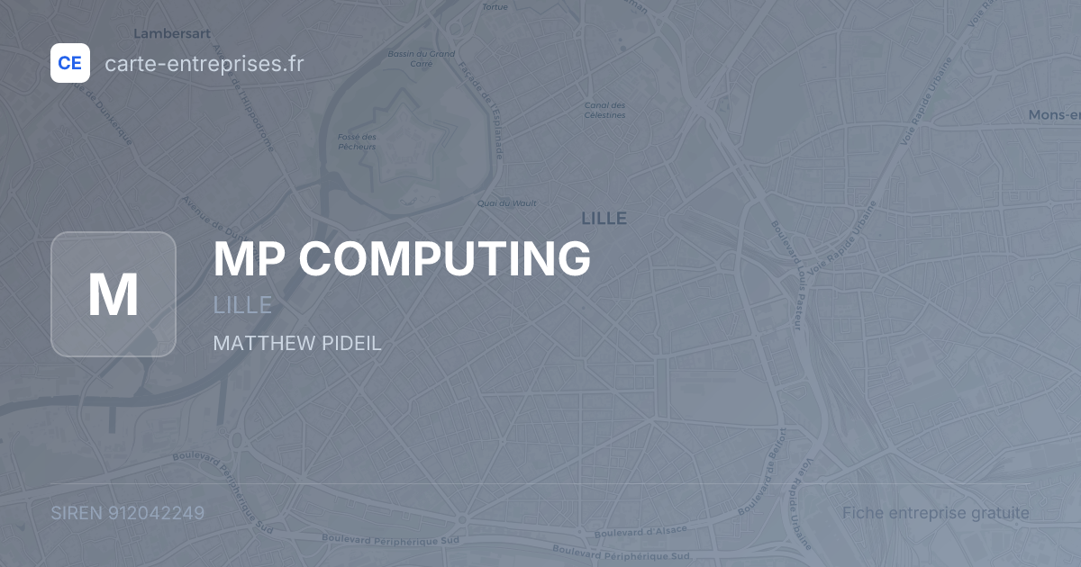 MP COMPUTING — 912042249 — fiche entreprise