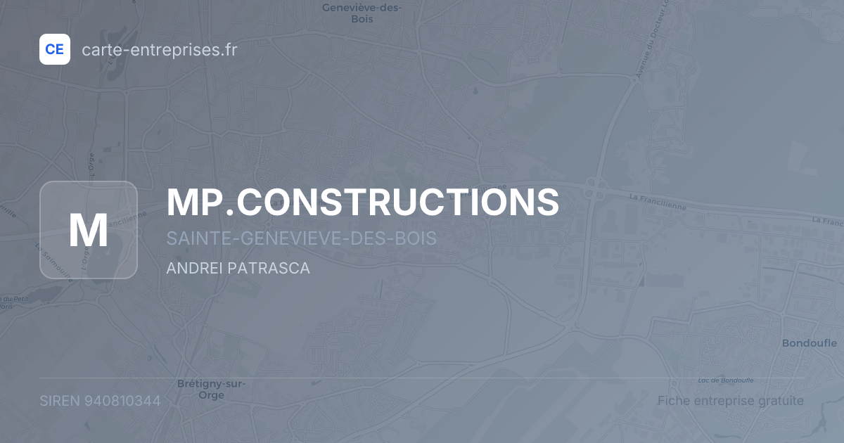 MP.CONSTRUCTIONS — 940810344 — fiche entreprise