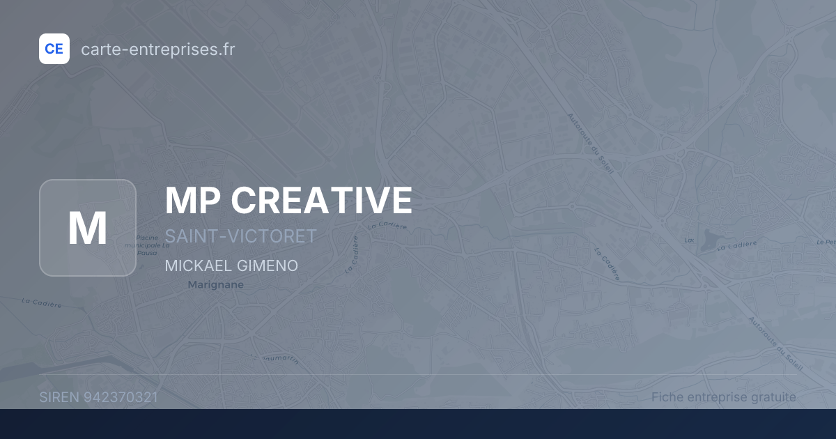 MP CREATIVE — 942370321 — fiche entreprise
