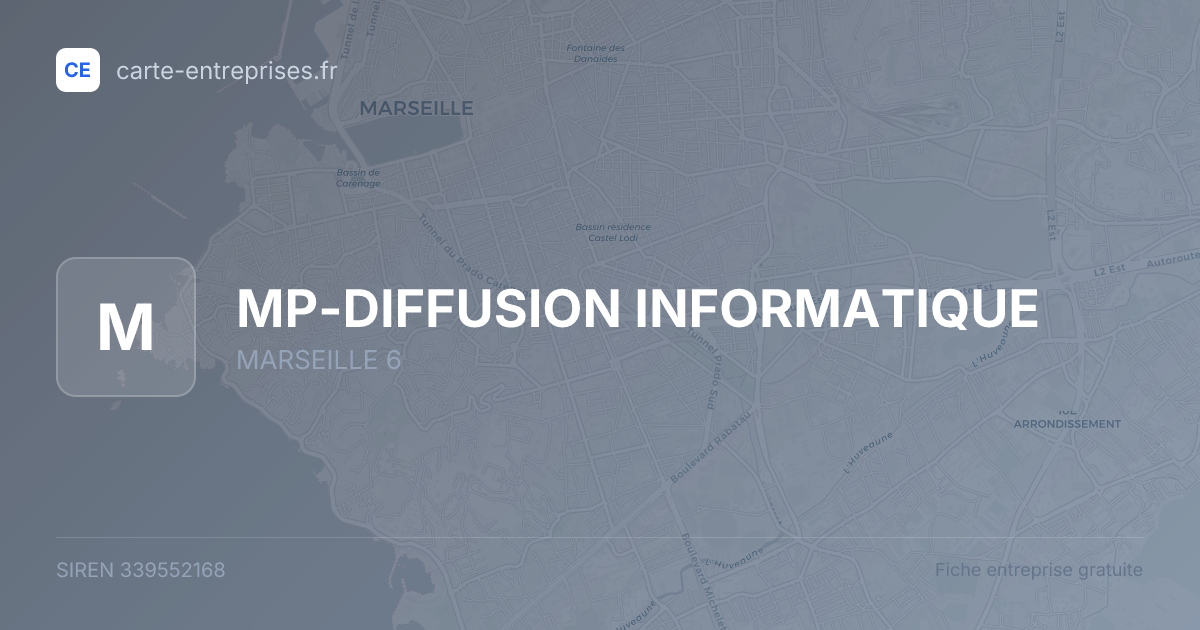 MP-DIFFUSION INFORMATIQUE — 339552168 — fiche entreprise