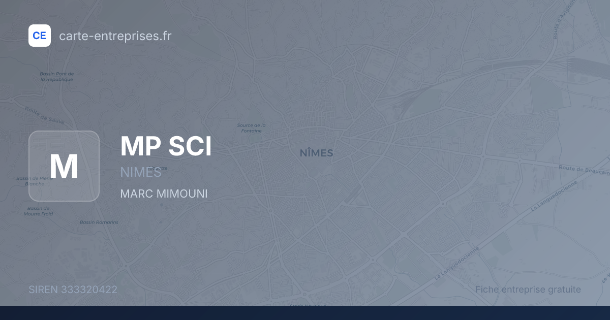 MP SCI — 333320422 — fiche entreprise