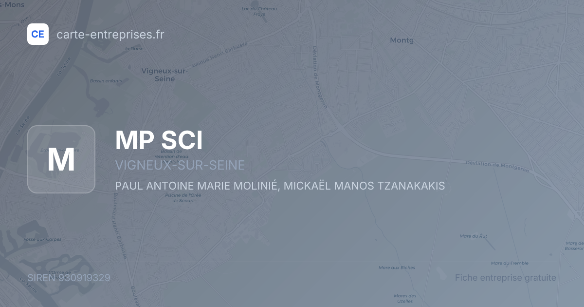 MP SCI — 930919329 — fiche entreprise