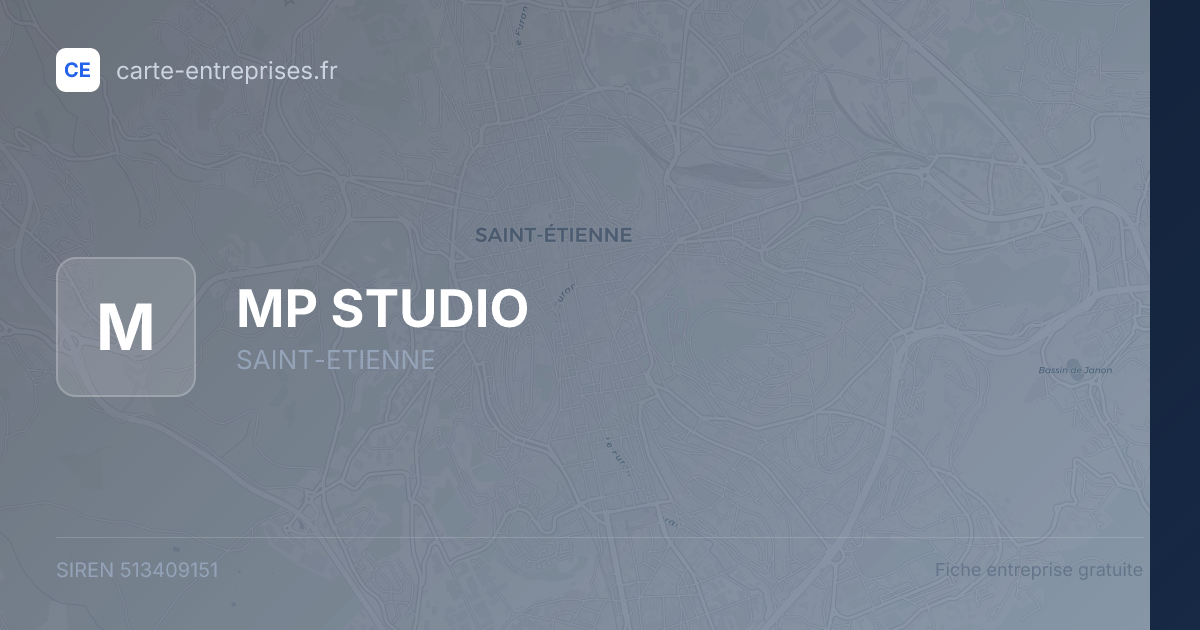MP STUDIO — 513409151 — fiche entreprise