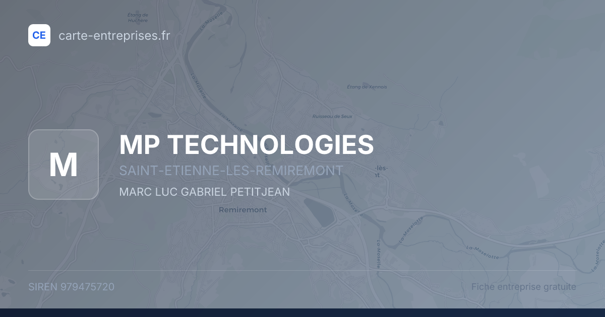MP TECHNOLOGIES — 979475720 — fiche entreprise