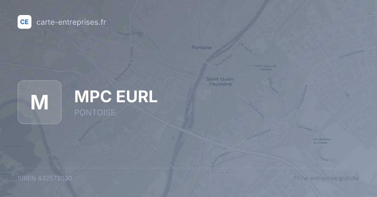 MPC EURL — 432572030 — fiche entreprise