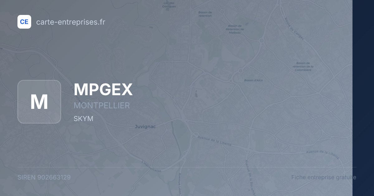 MPGEX — 902663129 — fiche entreprise