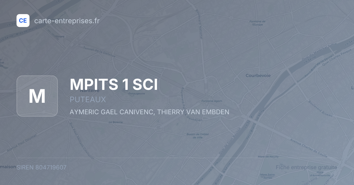 MPITS 1 SCI — 804719607 — fiche entreprise