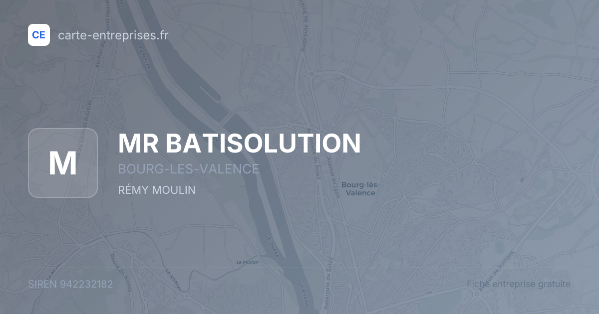 MR BATISOLUTION — 942232182 — fiche entreprise