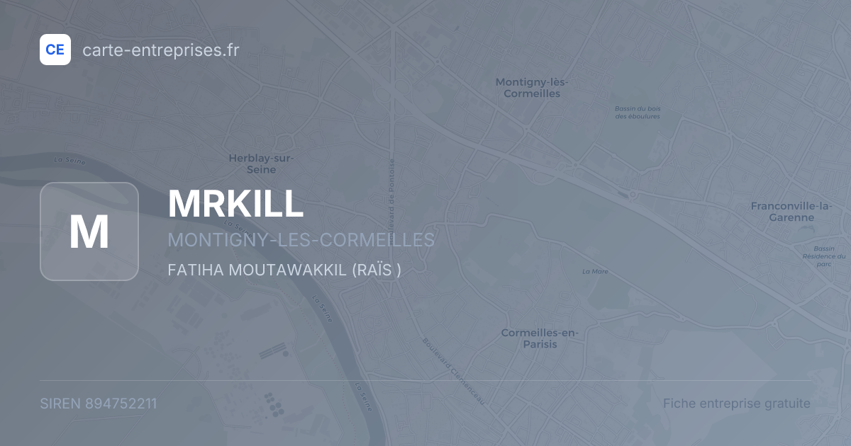 MRKILL — 894752211 — fiche entreprise