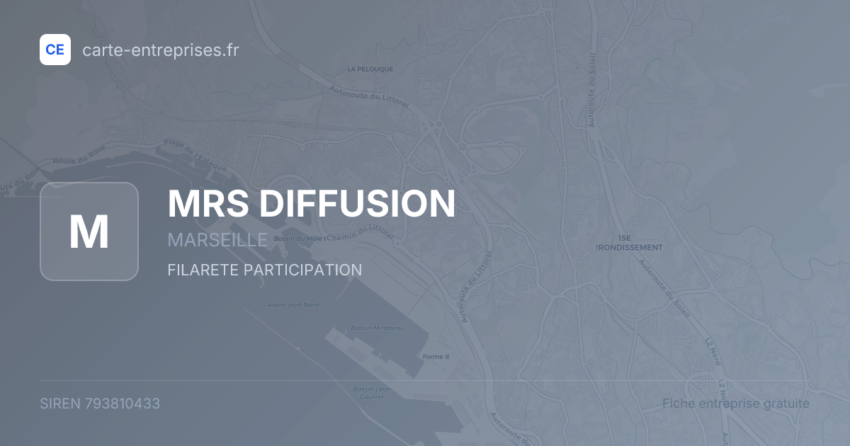 MRS DIFFUSION — 793810433 — fiche entreprise