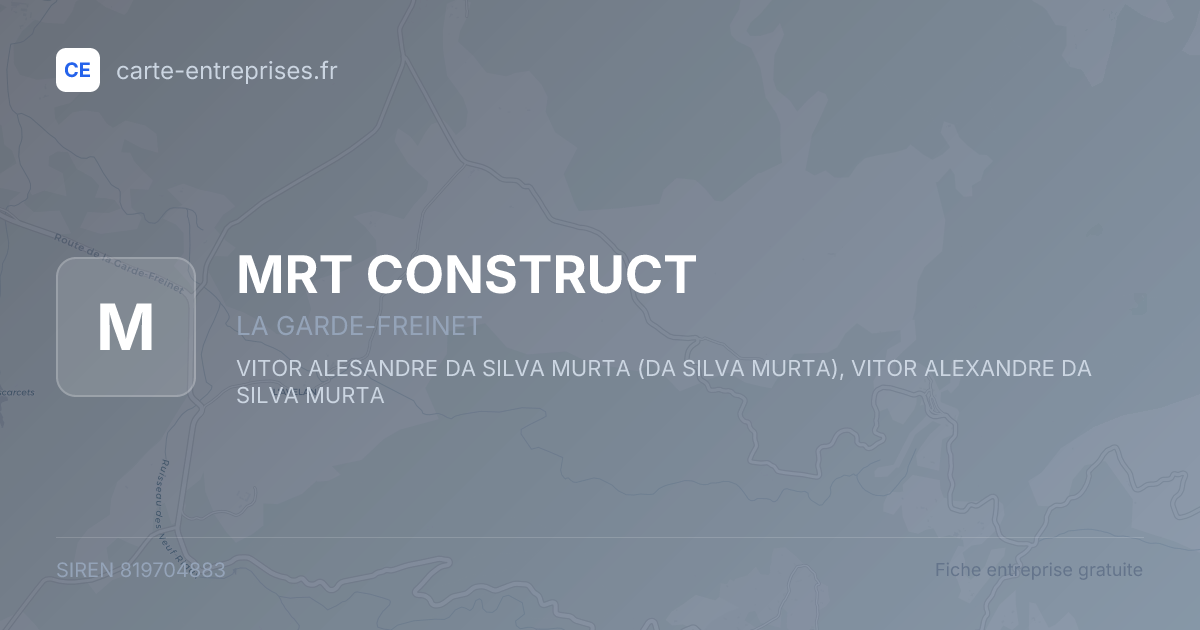 MRT CONSTRUCT — 819704883 — fiche entreprise
