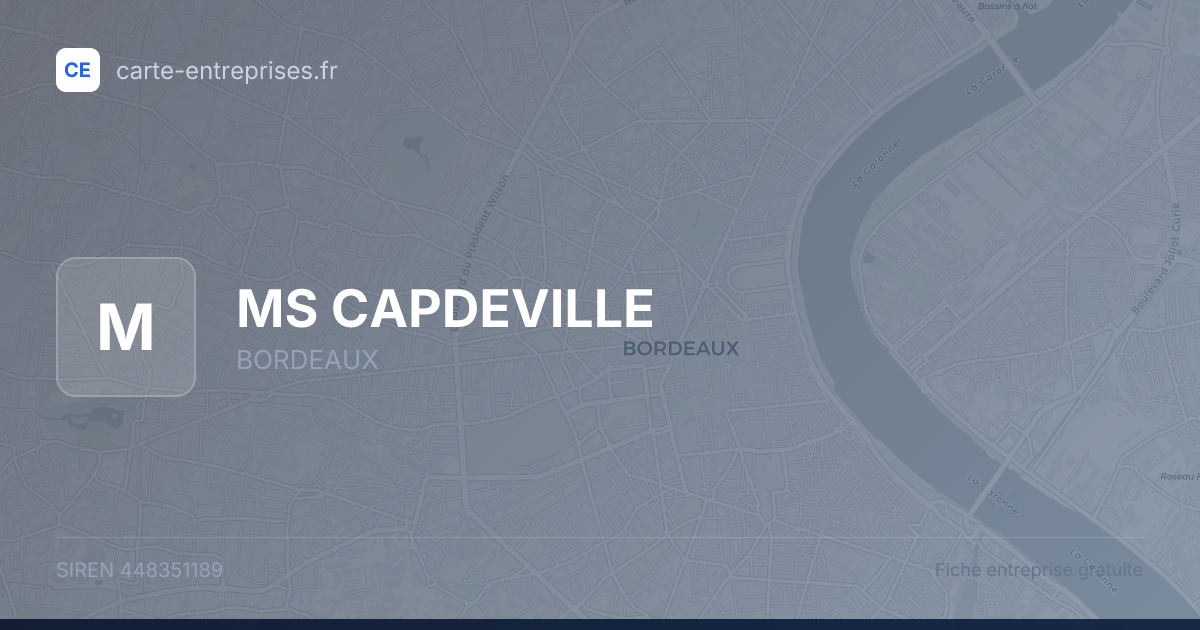 MS CAPDEVILLE — 448351189 — fiche entreprise