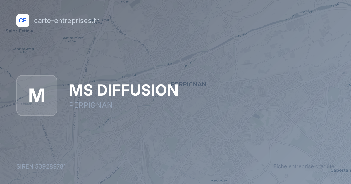MS DIFFUSION — 509289781 — fiche entreprise