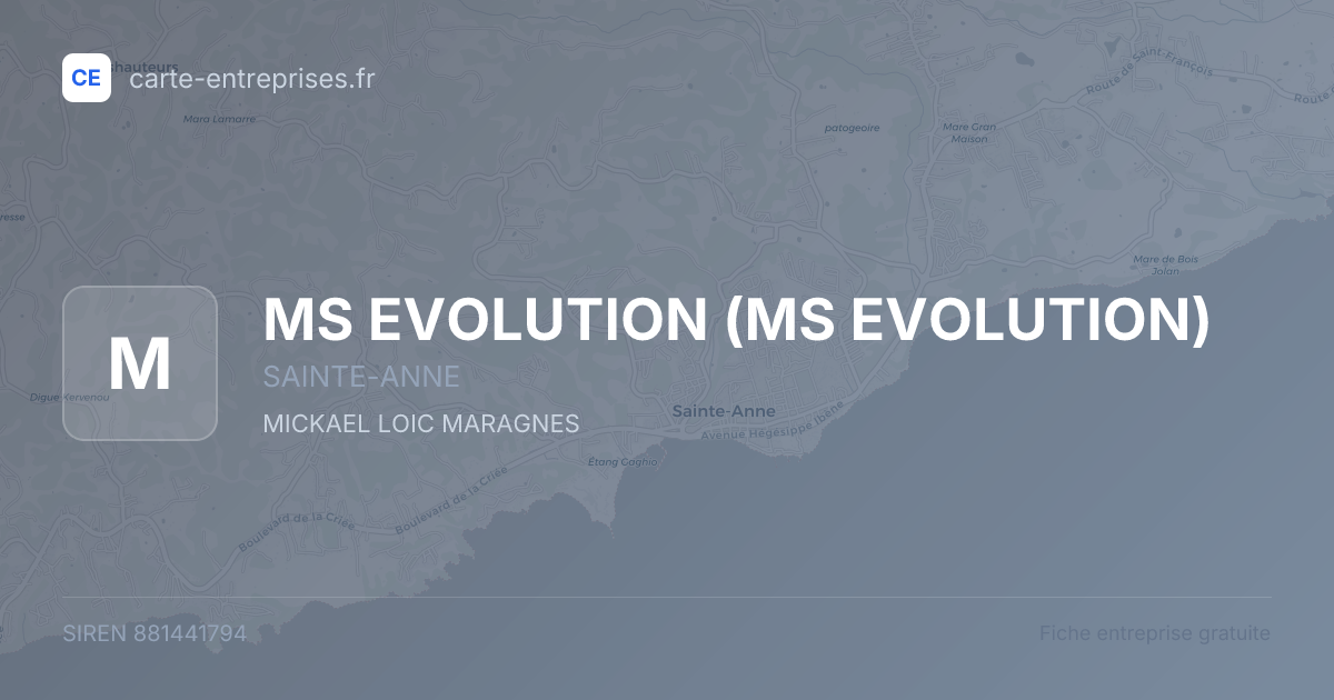 MS EVOLUTION — 881441794 — fiche entreprise