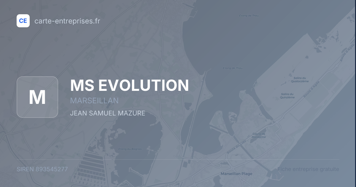 MS EVOLUTION — 893545277 — fiche entreprise