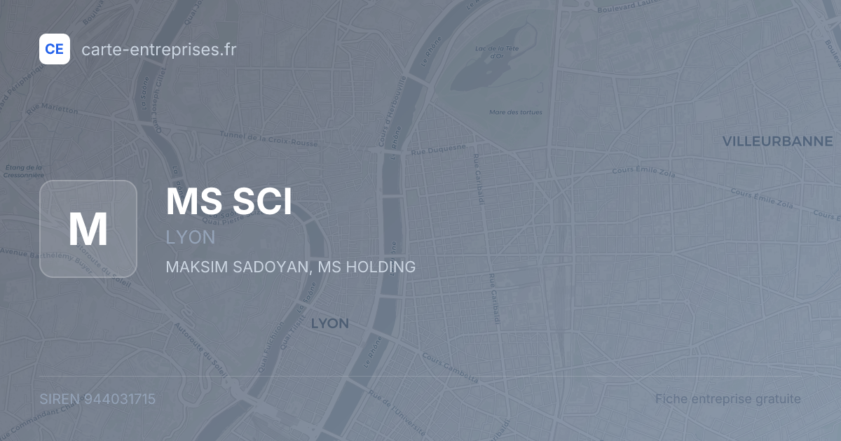 MS SCI — 944031715 — fiche entreprise