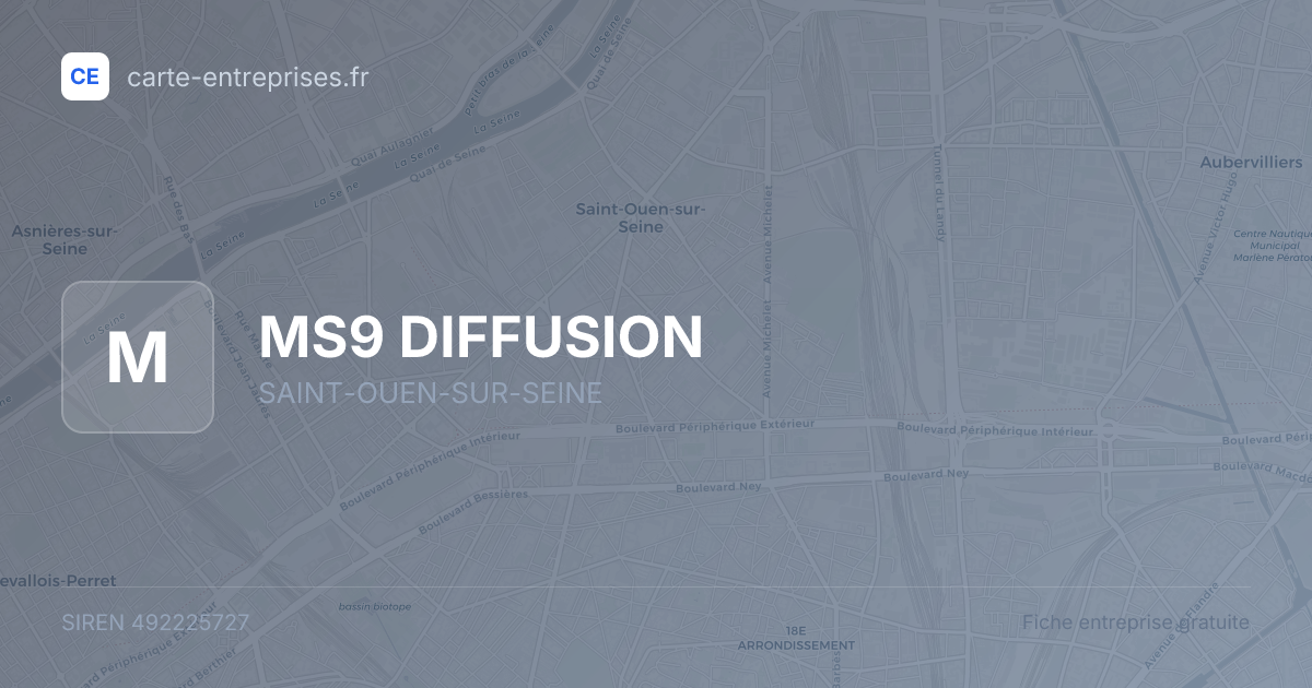 MS9 DIFFUSION — 492225727 — fiche entreprise