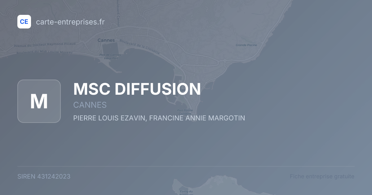 MSC DIFFUSION — 431242023 — fiche entreprise