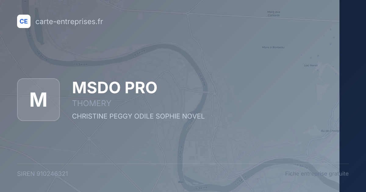 MSDO PRO — 910246321 — fiche entreprise