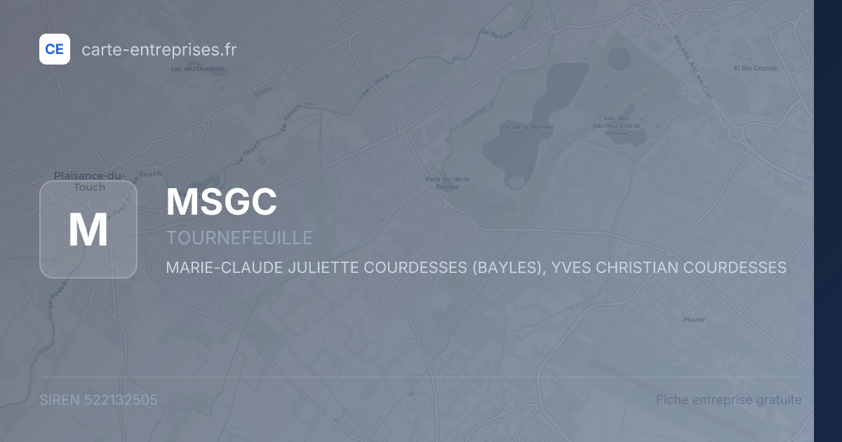 MSGC — 522132505 — fiche entreprise