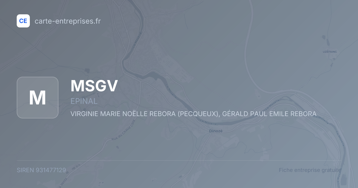 MSGV — 931477129 — fiche entreprise